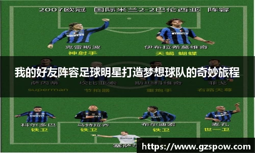 我的好友阵容足球明星打造梦想球队的奇妙旅程